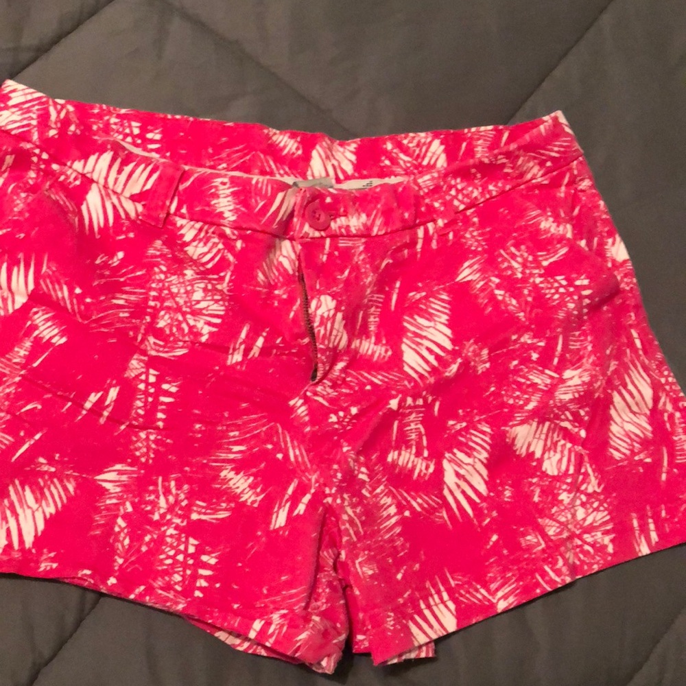 Pink & white shorts